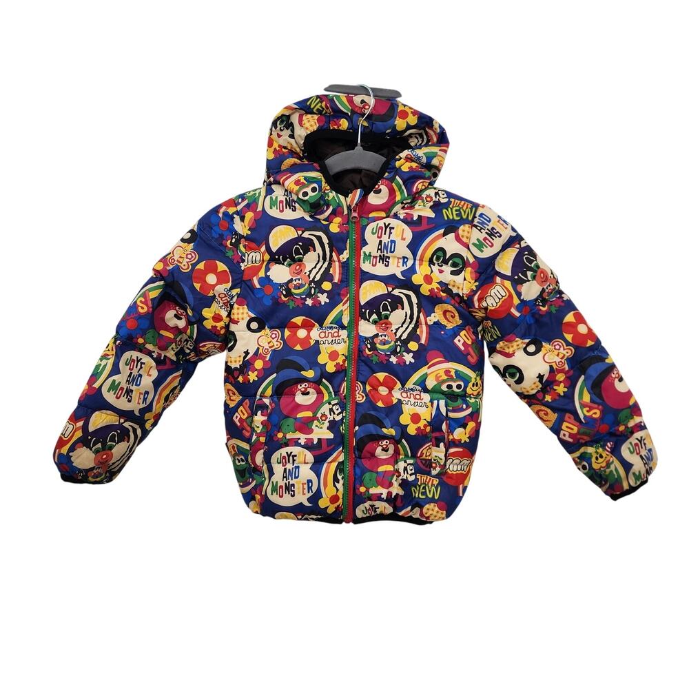 JAM Joyful & Monster Little Glee Monster Puffer‎ Jacket Size 5T